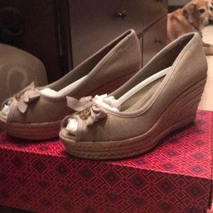 Tory Burch wedge espadrilles